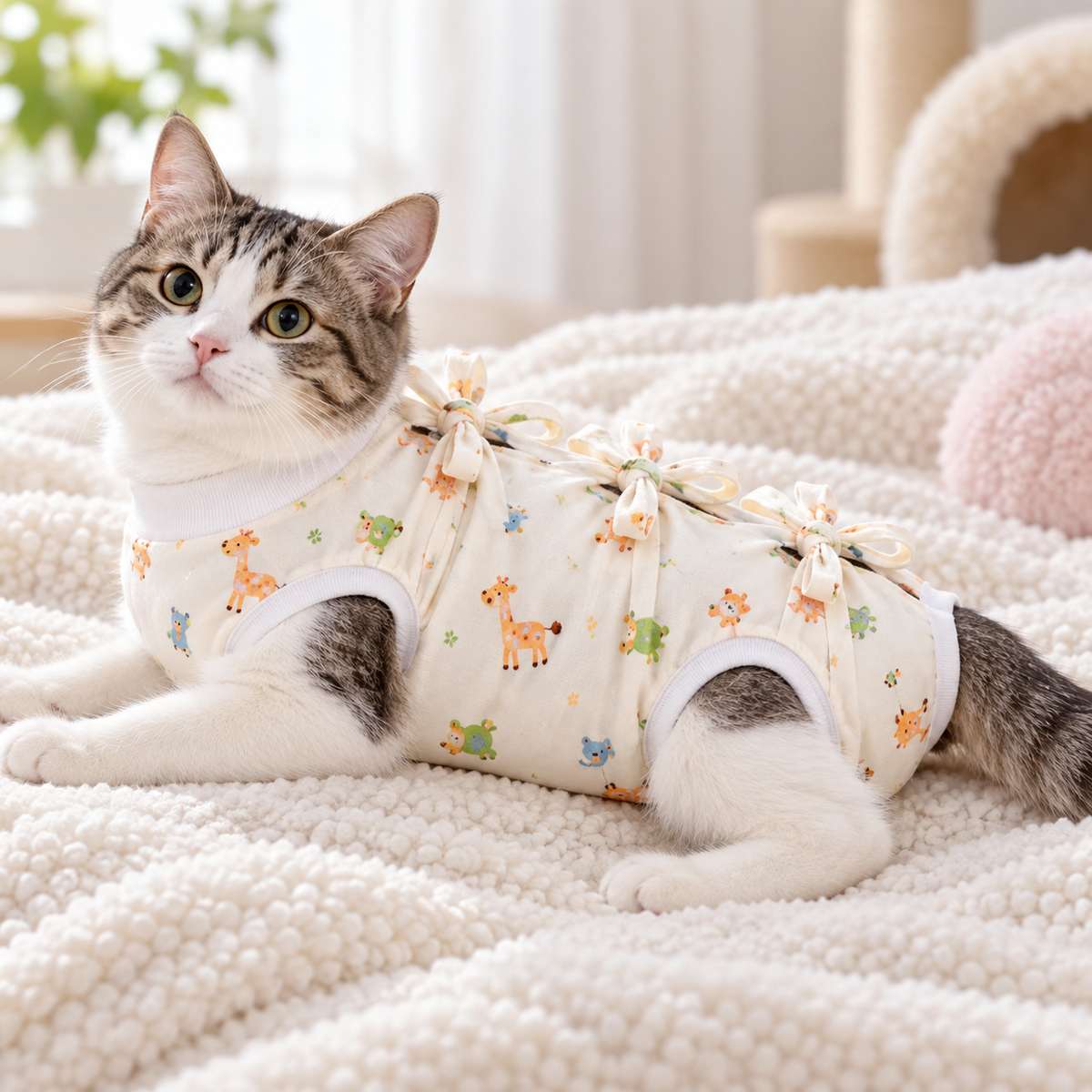 Small-Animal Cotton Recovery Suit