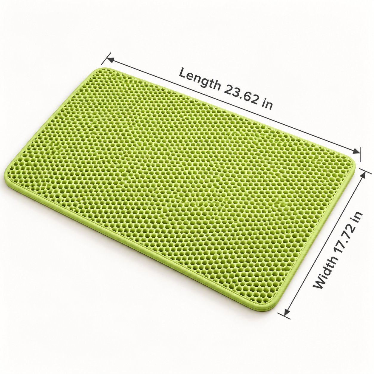 Washable Double-Layer Honeycomb Cat Litter Mat