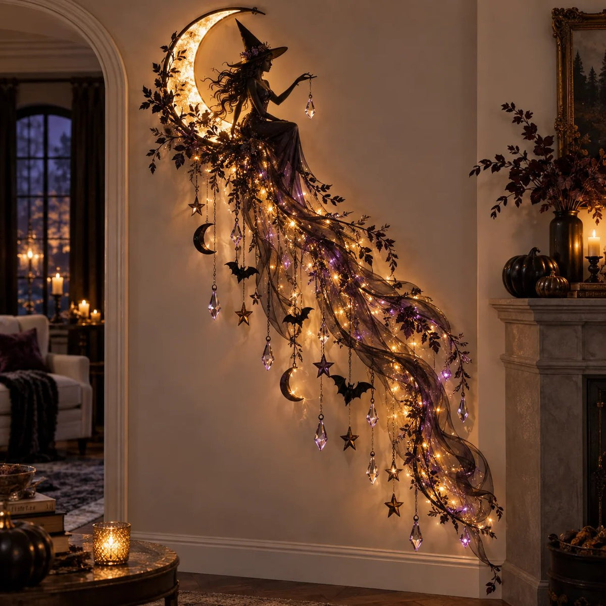 ✨Last Day 60% OFF✨Elegant Halloween Cascade Wall Light Collection