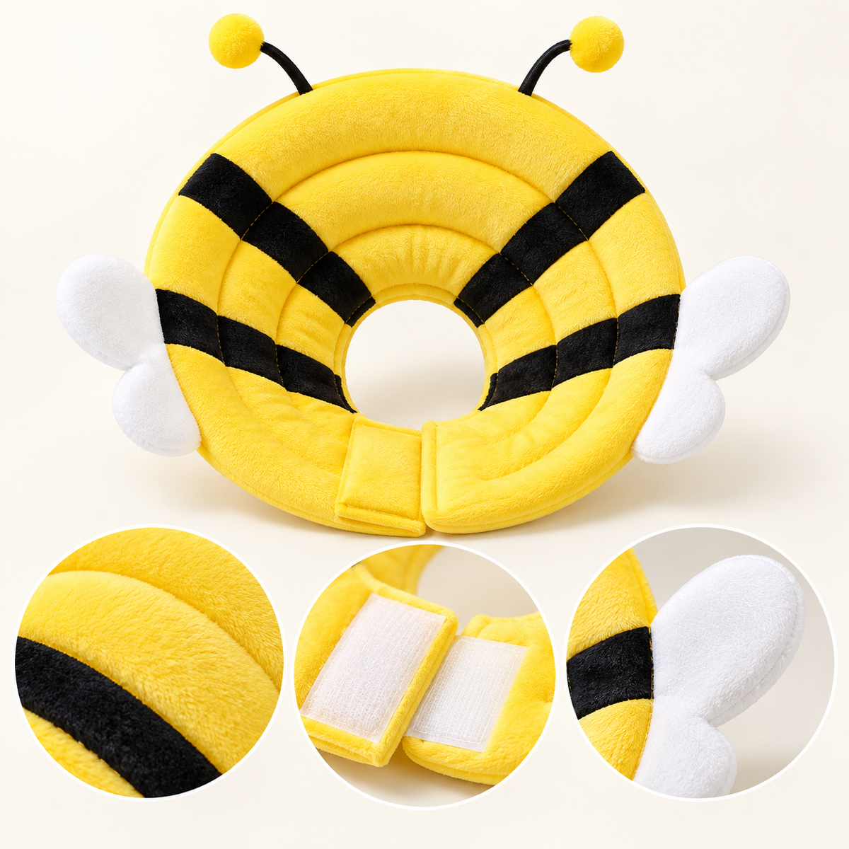 Yellow Bee Soft Recovery Collar