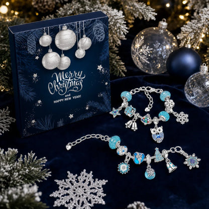 24 DAYS OF CHRISTMAS ADVENT CALENDAR BRACELETS SET🌲❄️