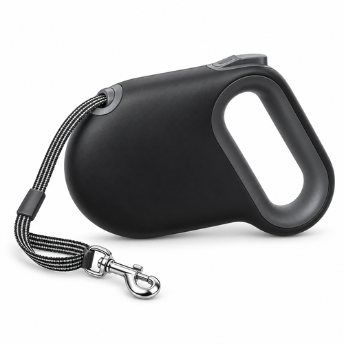 Black 16.4 FT Retractable Dog Leash