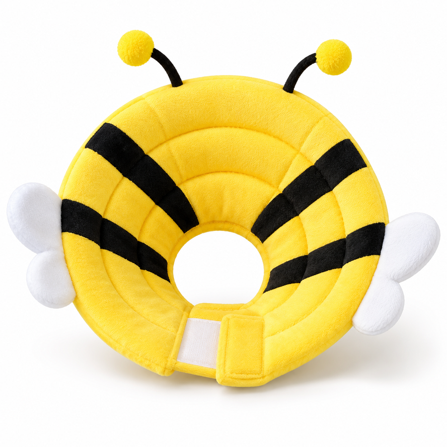 Yellow Bee Soft Recovery Collar