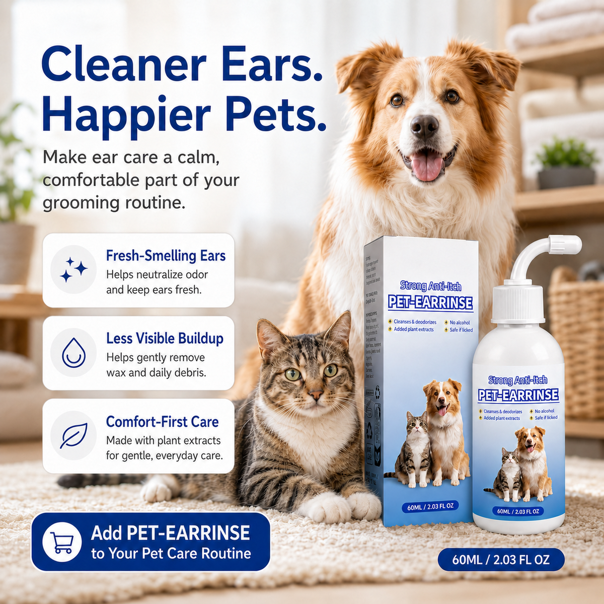 👩‍⚕️Crucane® Pet Ear Cleansing Solution