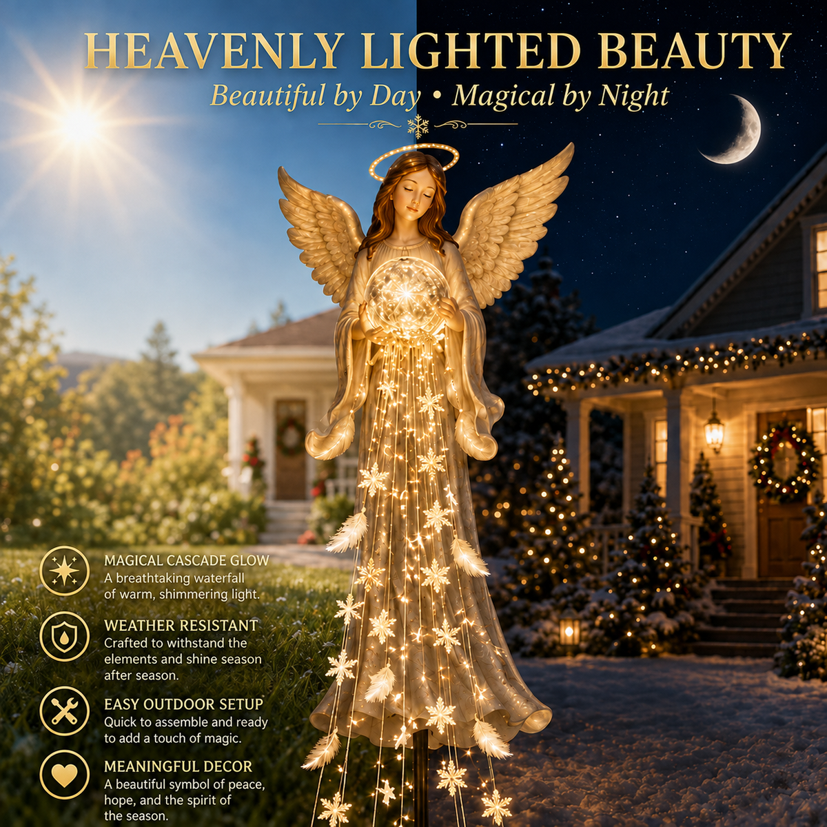 🔥Holiday Special🔥 Memorial Angel Garden Light — A Gift of Love & Remembrance 💝