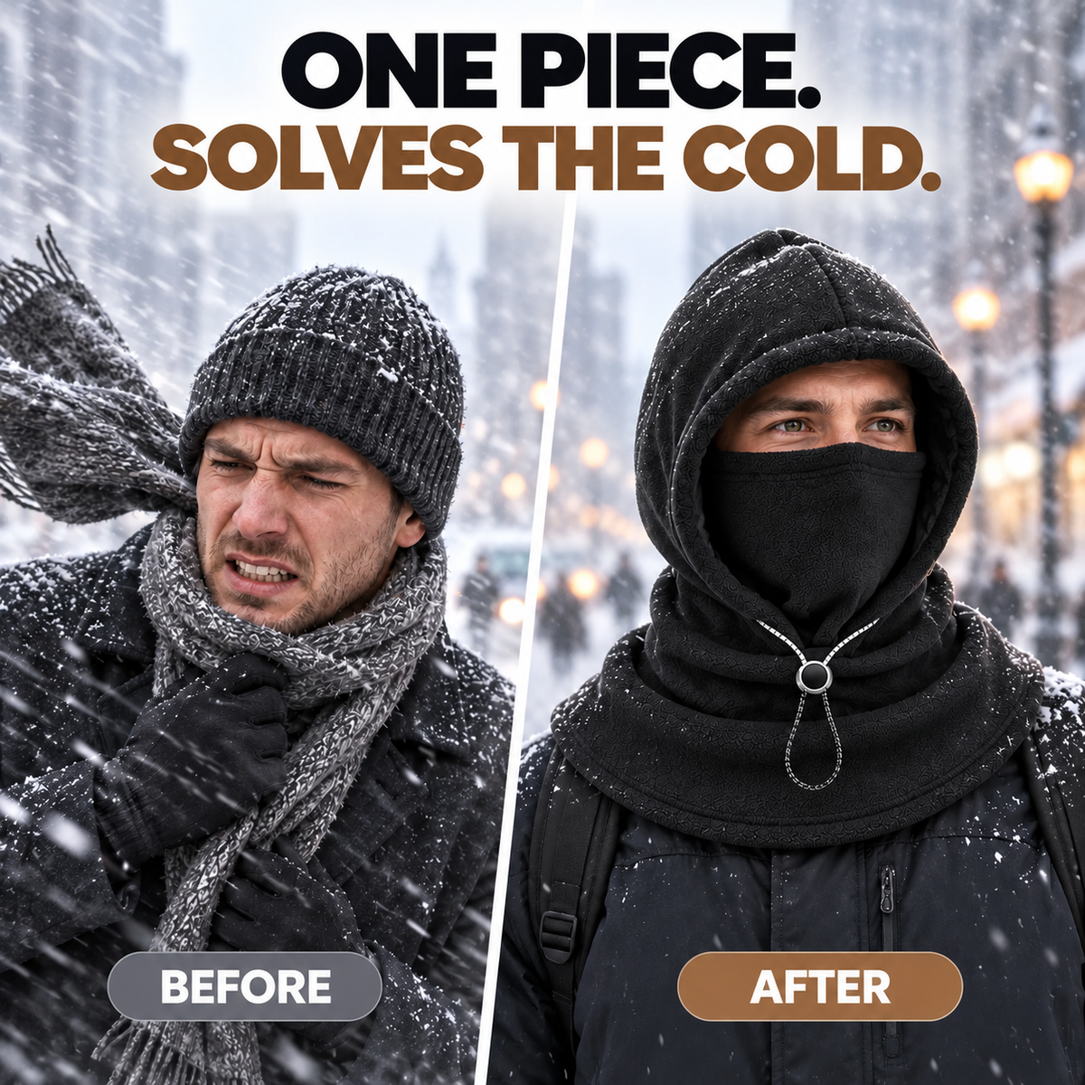 3-in-1 Winter Fleece Balaclava Hood 🧣❄️ Warm Face, Ear & Neck Cover (📦 Free Shipping on 2+)
