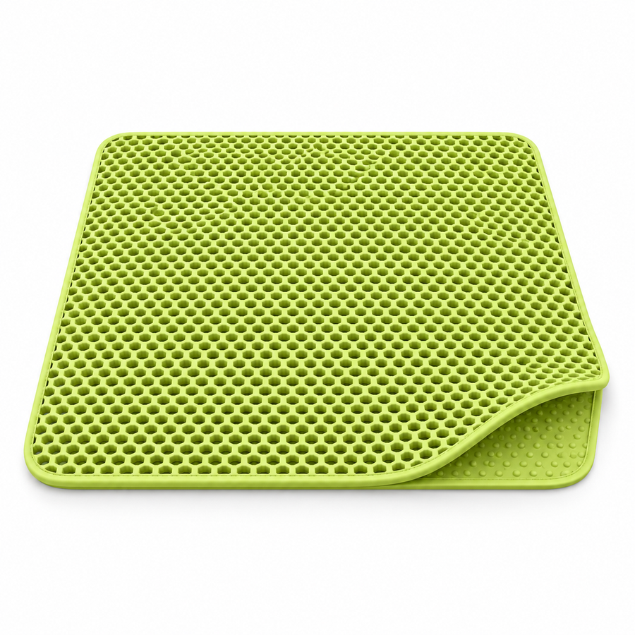 Washable Double-Layer Honeycomb Cat Litter Mat