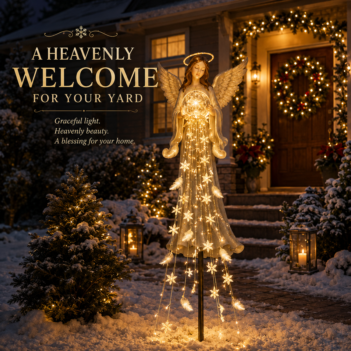 🔥Holiday Special🔥 Memorial Angel Garden Light — A Gift of Love & Remembrance 💝