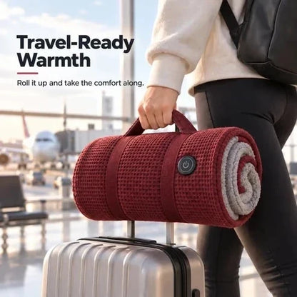 🔥 Christmas Sale — 60% OFF! ❄️ Stay Warm All Winter — Portable Electric Heated Blanket Shawl