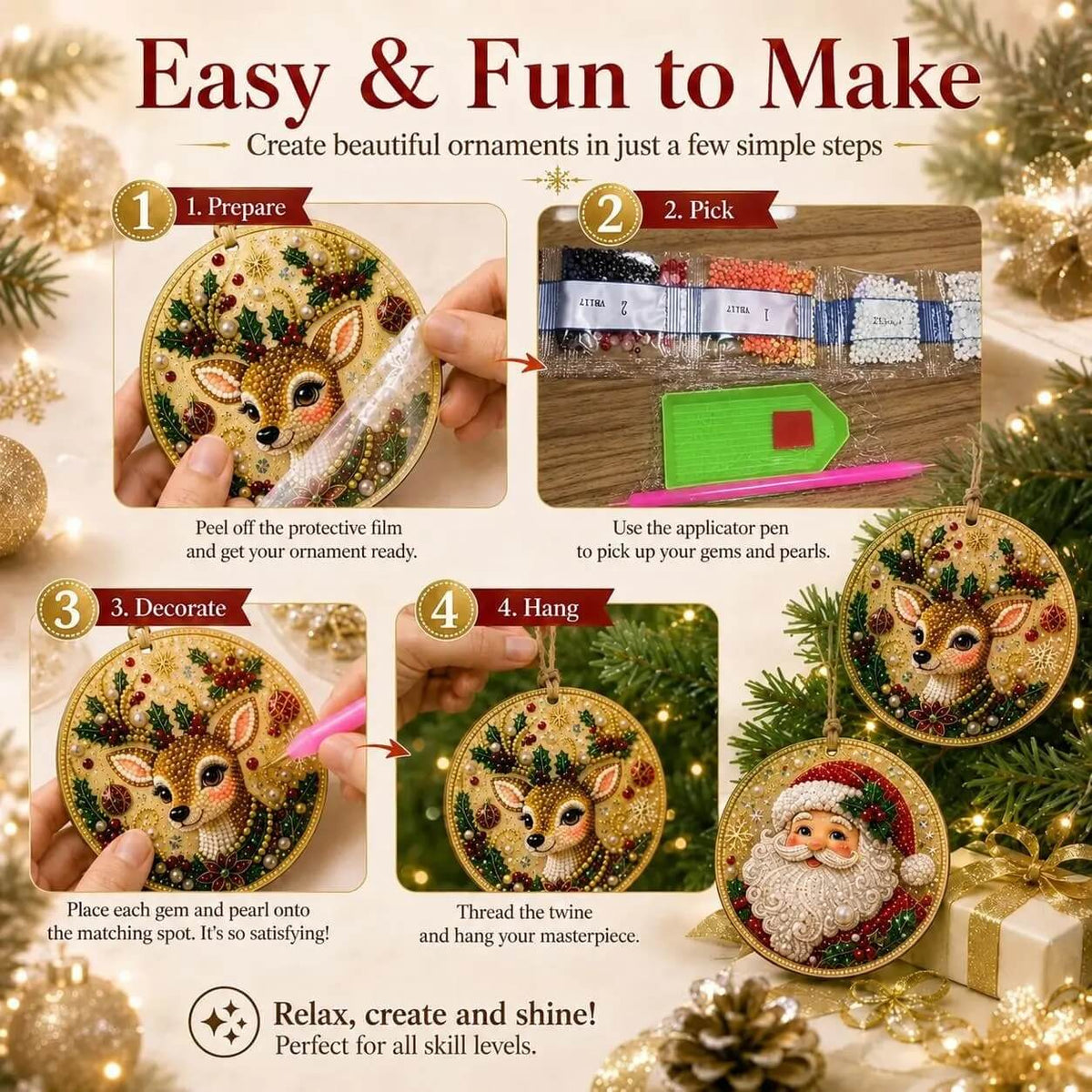 Crucane™ Christmas Diamond Painting Kit