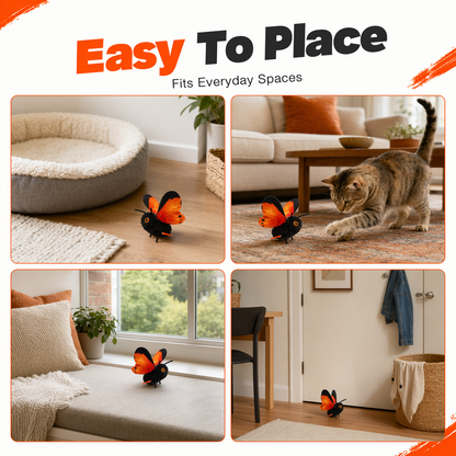 🦋🐱 Smart Sensing Flapping Butterfly Toy – 59% OFF! Motion-activated, realistic flight, interactive fun – keeps your cat engaged for hours. 🔥✨